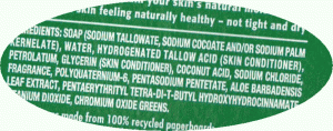 soap label soap label