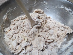 mixing dough mixing dough