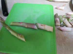 cut asparagus spears cut asparagus spears
