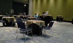 Room at the auto show.